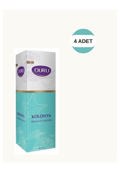 Kolonya Okyanus Pet Şişe 400ml 4 Adet
