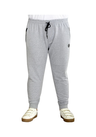 Mode Xl Büyük Beden Eşofman Altı Darpaça Zippered 22501 Grimelanj 001