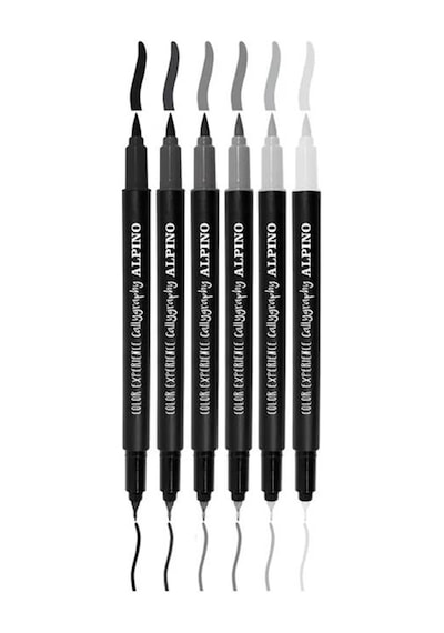 Alpino Color Experience Calligraphy Set Çift Yönlü 6lı