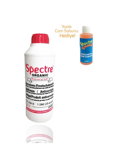 '-40 Spectre Kırmızı Antifriz 1.5 Lt Yazlık Cam Sabunu