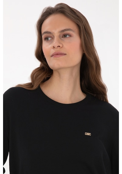 U.s. Polo Assn. Kadın Siyah Kazak /triko 50313579-vr046 Sıyah
