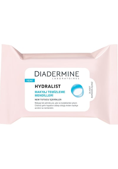 Diadermine Hydralist Makyaj Temizleme Mendili 25'li