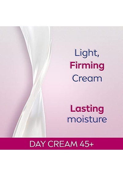 Nıvea Kırışıklık Karşıtı + Sıkılaştırıcı Krem Yaş 45+ 50 Ml , Yaşa Özel Yüz Bakım Kremi, Kayısı Çekirdeği Ve Shea Yağı İle Yoğun Cilt Bakım, Uv Filtresi İle Güneş Koruması