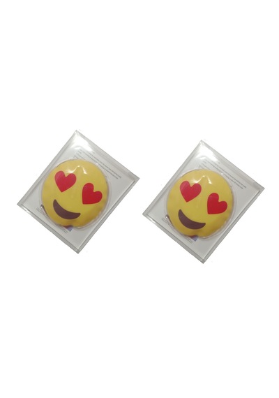 Sia Emojili Şekil El Isıtıcı Sıcak Su Torbası Pvc 9 Cm 2 Adet