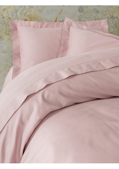 Cotton Box Elegant Saten Çift Kişilik Nevresim Takımı Pudra Pudra