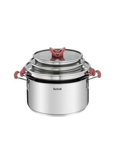 Tefal Optispace Çelik Tencere Seti 6 Parça Paslanmaz Çelik Te Diğer
