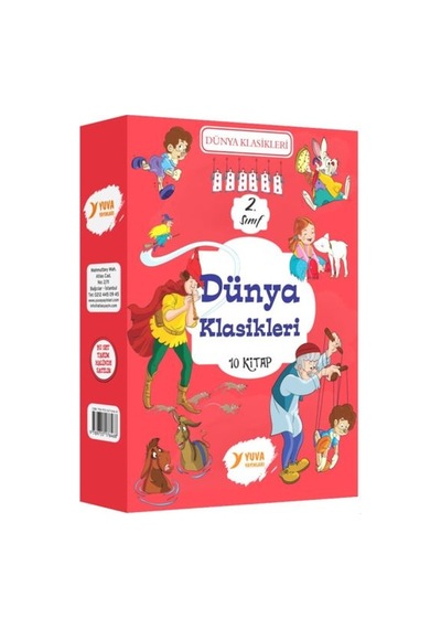 2. Sınıf Dünya Klasikleri - 10 Kitap Takım