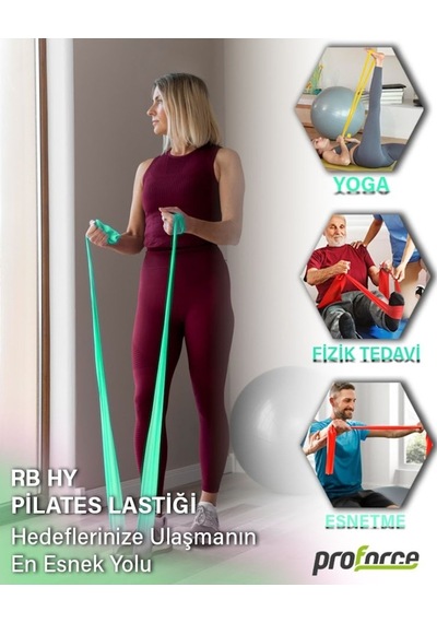 Egzersız /pılates Lastıgı Rb-hy Pembe
