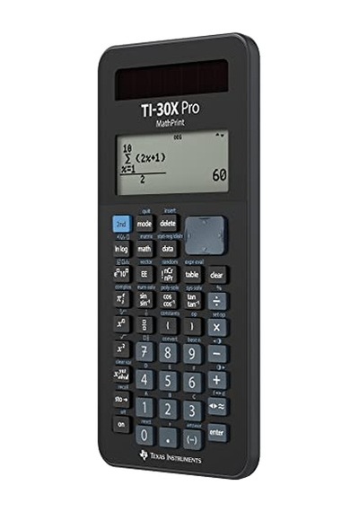 Tı-30x Pro Mathprint Okul Hesap Makinesi 4 Satırlı Yüksek Çözünürlüklü Ekran, Güneş Enerjisi Ve Pille Çalı Genel