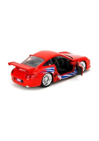 1:32 Ölçekli Spider-man Porsche 911 Gt3 Rs, Koleksiyon İçin Özel Araç