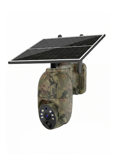 Inox-229 4g Kamuflajlı Solar Güneş Enerjili Mini Ptz Güvenlik Kamerası - Doğaya Uyumlu Dış Mekan Akıllı Kamera