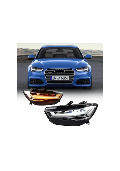 Autogp Audi A6 C7 Ön Far Lambası Matrix Full Led 2011 / 2016