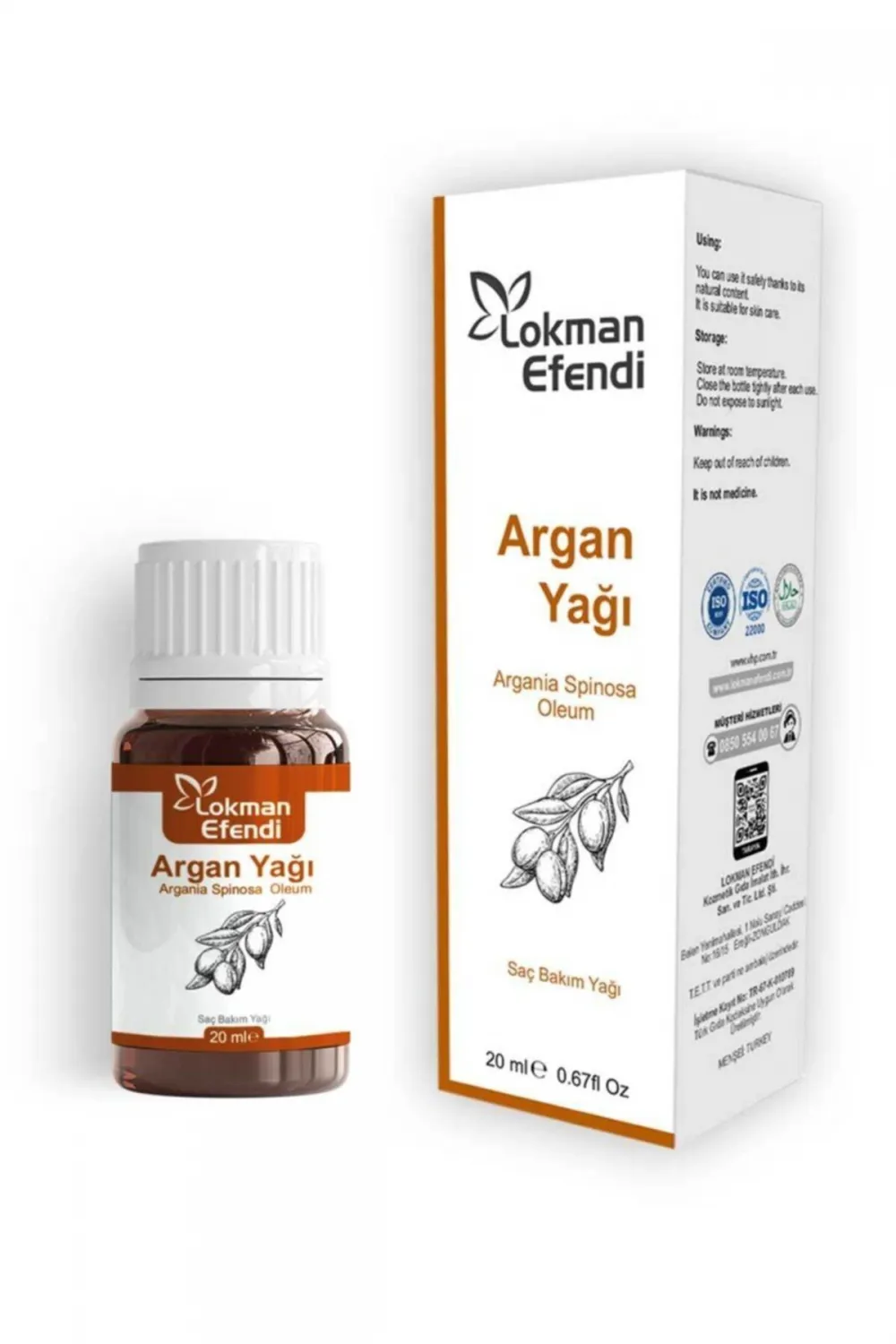 Lokman Efendi Argan Yağı 20 Ml 20 ML