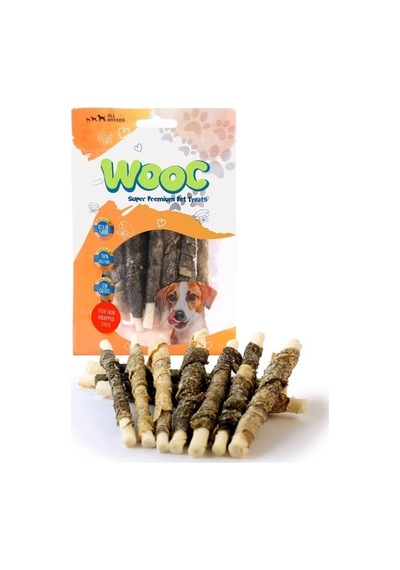 Wooc Balık Sargılı Sütlü Stick Köpek Ödülü 80 G