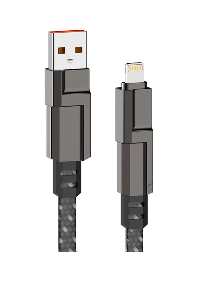 4in1 Güçlü Ve Sağlam Data Ve Şarj Kablosu - Apple Uyumlu iOS Type-c Usb Standart
