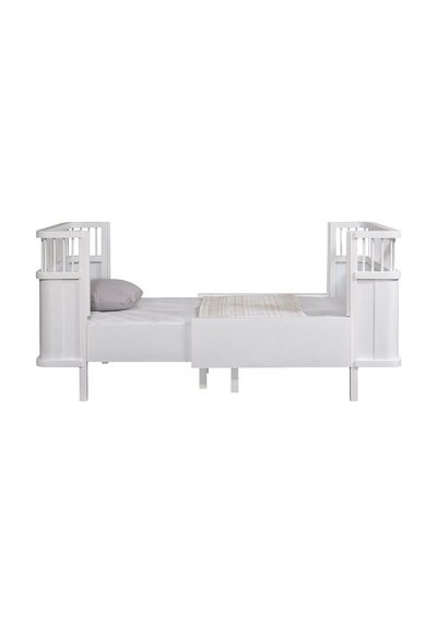 Mdf Beşik, Trend Büyüyen Beşik 130x90 + 1 Comfort Yatak Beyaz