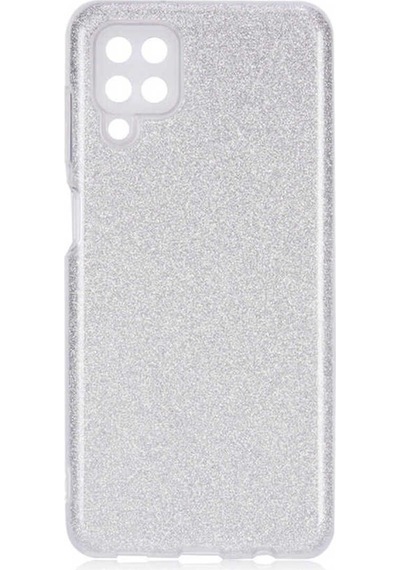 Samsung Uyumlu Galaxy A12 Kılıf Zore Shining Silikon Gri