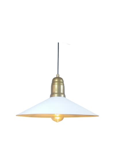 Mylights Retro Rustik Vintage Beyaz Metal Sarkıtavize 40 Cm En