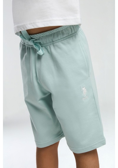 U.s. Polo Assn. Erkek Çocuk Beyaz Bermuda Takım Us2047 Beyaz