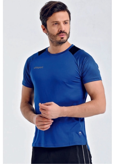 Uhlsport Erkek Lacivert Günlük T-shirt M 3201122 Siyah