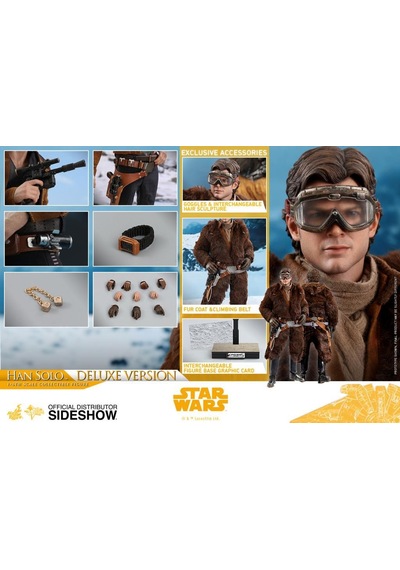 Hot Toys Han Solo Deluxe Version Sixth Scale Figure Mms492