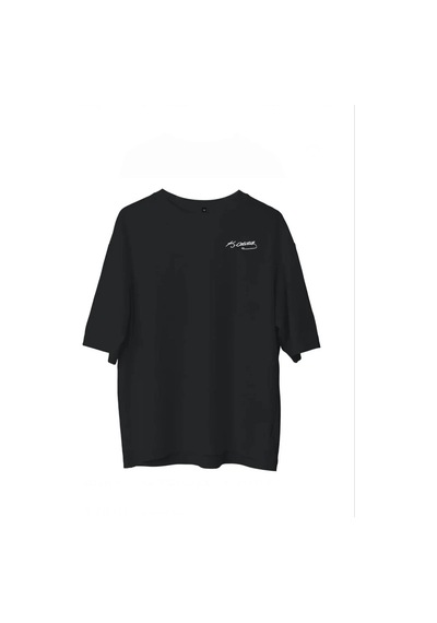 Erkek Kısa Kol Tişört Bisiklet Yaka Atatürk Baskılı T-shirt - Siyah