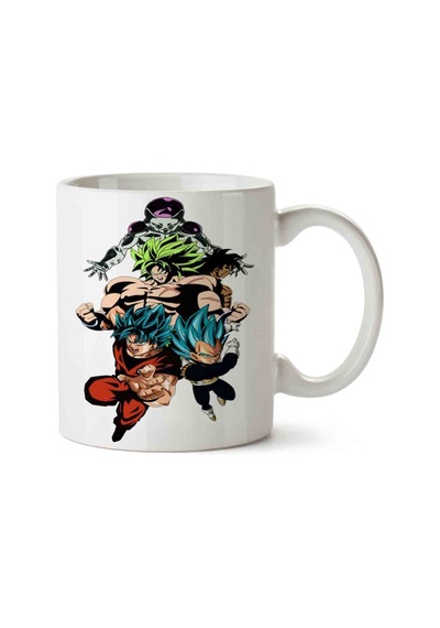 Broly Goku Porselen Kupa Bardak Beyaz