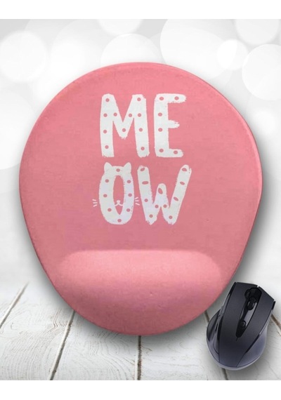 Meow Kedi Bilek Destekli Mouse Pad Mousepad