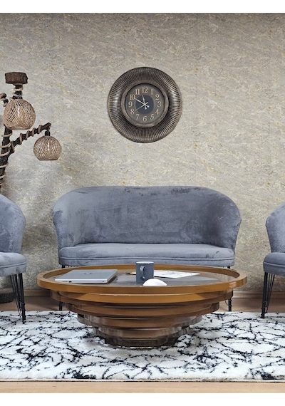 Zafir Teddy Takım Siyah Boyalı Telli Ayak Çay Seti Koltuk - Berjer , Balkon, Salon, Ofis Gri Zafir Teddy Takım Siyah Boyalı Telli Ayak Çay Seti Koltuk - Berjer , Balkon, Salon, Ofis Gri