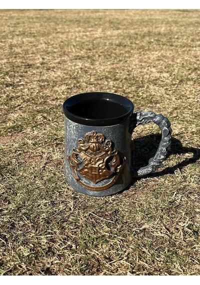 Dükkan Design Hogwarts Seramik Kabartma Kupa Çok Renkli