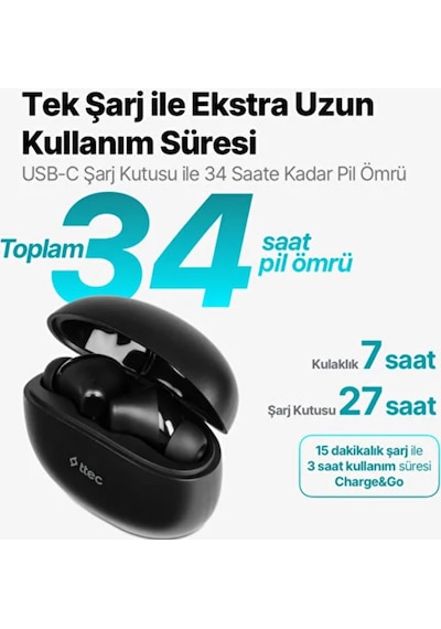 Airbeat Switch Enc Gerçek Kablosuz Tws Bluetooth Kulaklık 2km152s