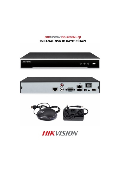 Ds-7616nı-q1 16 Kanal Ip Kamera Kayıt Cihazı 160mbps Nvr