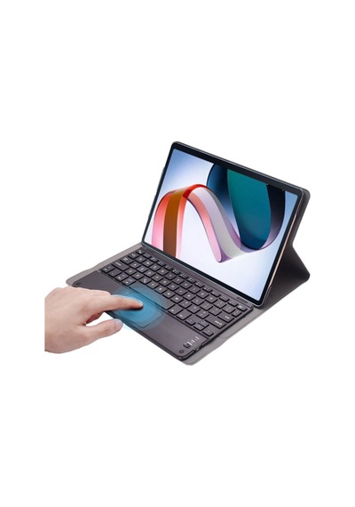 Redmi Uyumlu Pad 10.61 inch Bluetooth Touchpad Klavyeli Kılıf-BKK5