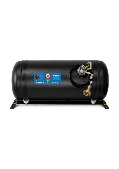 60 Litre Euro Yatay Karavan Lpg Tankı Siyah
