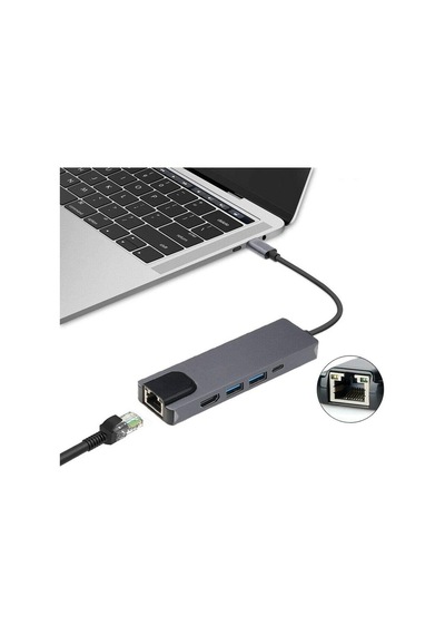 Alfais 4332 Usb 3.1 Ethernet Çevirici Dönüştürücü Adaptör