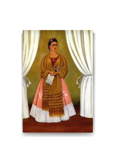 Tr Frida Kahlo - Dedicated To Leon Trotsky Tablosu - 100x140cm Tr Frida Kahlo - Dedicated To Leon Trotsky Tablosu - 100x140cm