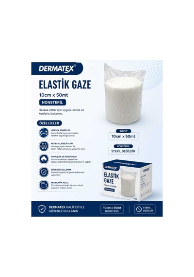 3 Adet Sargı Bezi Rulo 10cm 50mt