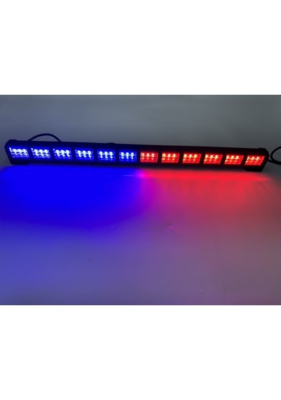 17 Fonksiyonlu Çakar Lamba 57,8cm Kırmızı-mavi 12-30v / Lapa199-2