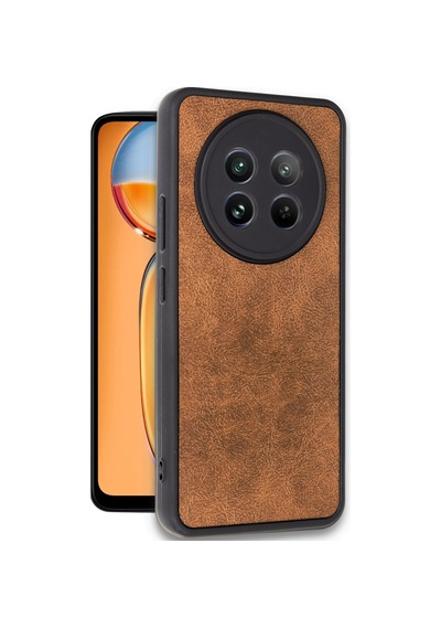 Realme 12 5g Kılıf Aras Deri Kapak - Taba Bzsxx00 1