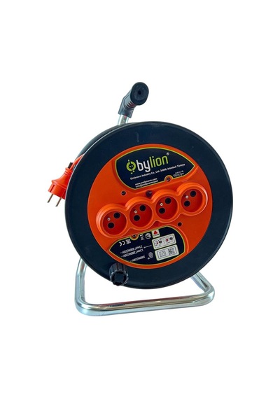 Bylion Pmk30325f Plastik Gövde Makaralı Kablo 3x2.5mm - 30 Mt 30 M