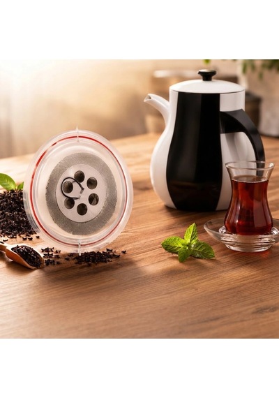Özel Üretim Pratik Sök Tak Çay Süzgeci Paslanmaz Çelik Yıldız Tasarımlı Sökülebilir Çay Süzgeci Çok Renkli