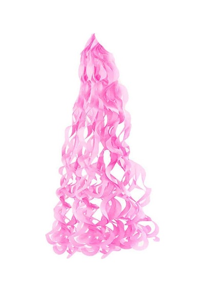 Pelur Kağıttan Süs Sarkık Fon Süsü Pembe N11.2185