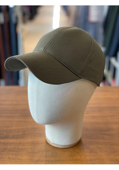 Hamze Düz Basic Pamuklu Unisex Cap Şapka Haki