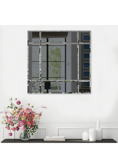 Decorıta Ayna - 9 Parçalı Tasarım Ayna - 100Cm X 100Cm