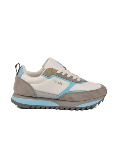 United Colors Of Benetton Beyaz Bağcıklı Memory Foam Unisex Spor Ayakkabı Bnı-11133 G