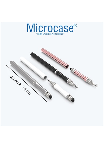 Telefon Tablet 2in1 Disk Uçlu Stylus Pen Dokunmatik Kalem -AL3464
