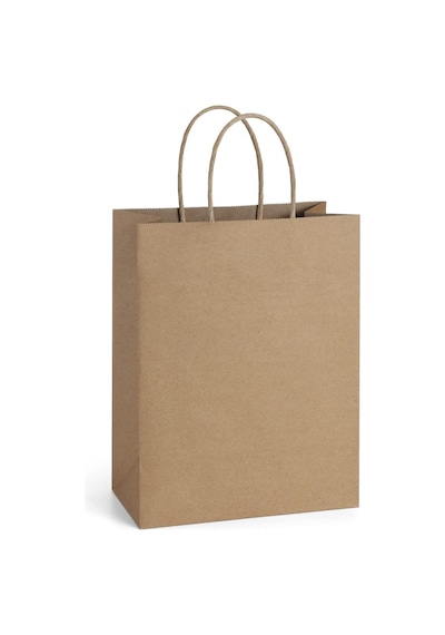 32x16x39 Cm Burgu Saplı Kraft Çanta 250 Adet
