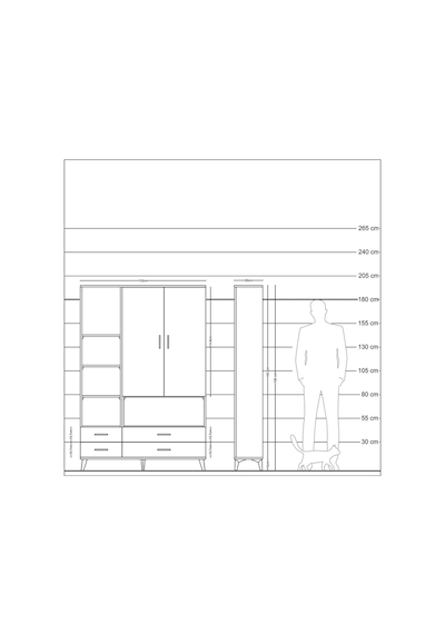 Arges Dolap 8 Raflı 4 Çekmeceli 2 Kapaklı 132x30x195 Aytaşı-aytaşı/antrasit Aytası/antrasıt Arges Dolap 8 Raflı 4 Çekmeceli 2 Kapaklı 132x30x195 Aytaşı-aytaşı/antrasit Aytası/antrasıt