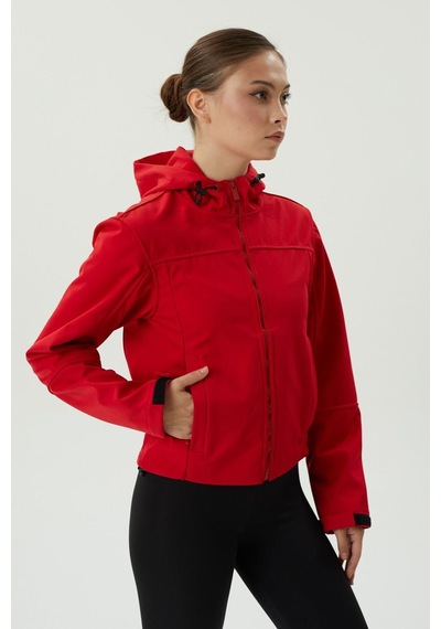 Kadın Softshell Mont 2421192 Kırmızı