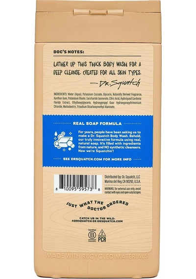 Dr. Squatch Men's Fresh Falls Duş Jeli 414ml Deniz